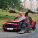 Illustration for article titled First Mercedes-Benz SLS AMG Crash In Russia